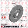 Zimmermann Brake Disc - Standard/Coated, 400.3684.20 400.3684.20